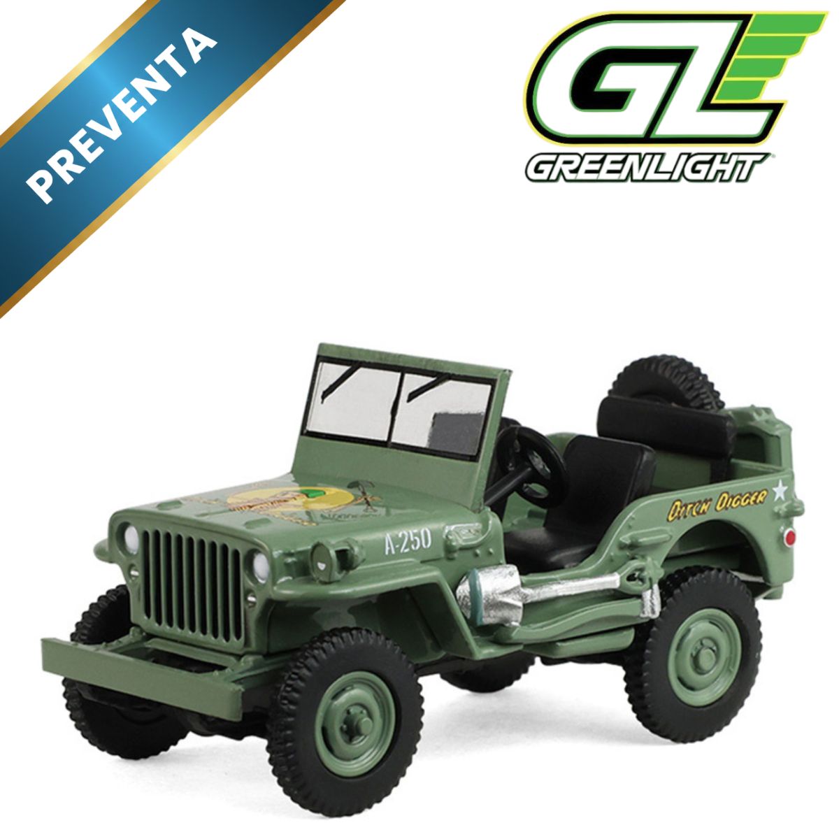 1942 Willy’s MB America 250 Edition Greenlight