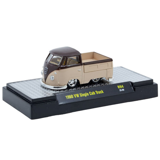 1960 Volkswagen Single Cab Pickup Truck Tan Brown M2 Machines