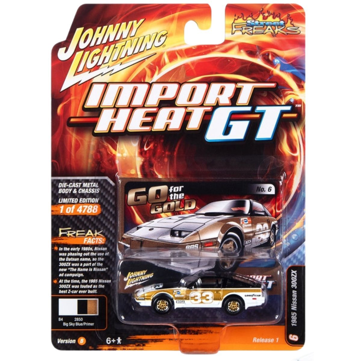 1985 Nissan 300ZX Custom Go For The Gold Johnny Lightning