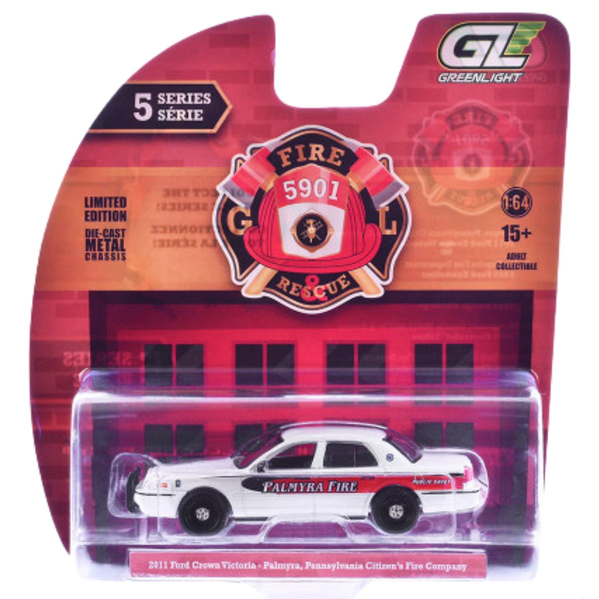 2011 Ford Crown Victoria Palmyra Pennsylvania Citizen's Fire Company Greenlight