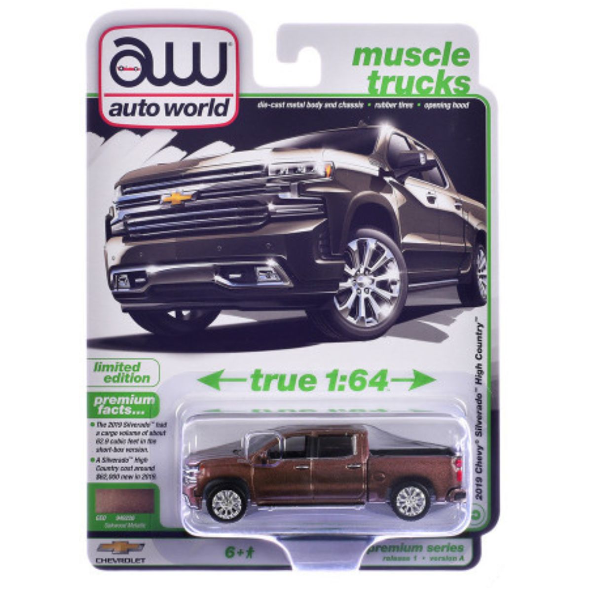 2019 Chevrolet Silverado High Country Oakwood Brown Metallic Auto World
