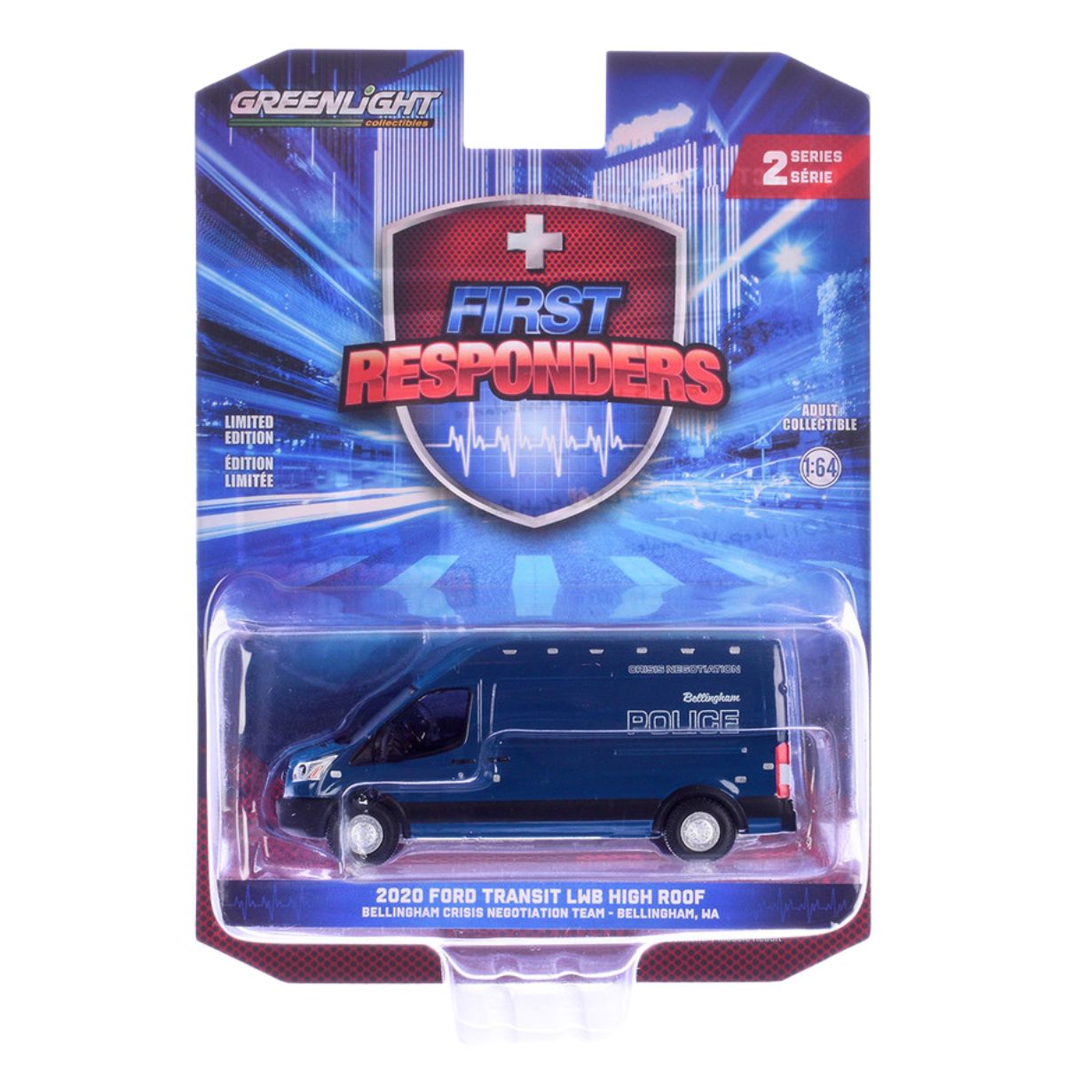 2020 Ford Transit LWB High Roof Bellingham Crisis Negotiation Team Greenlight
