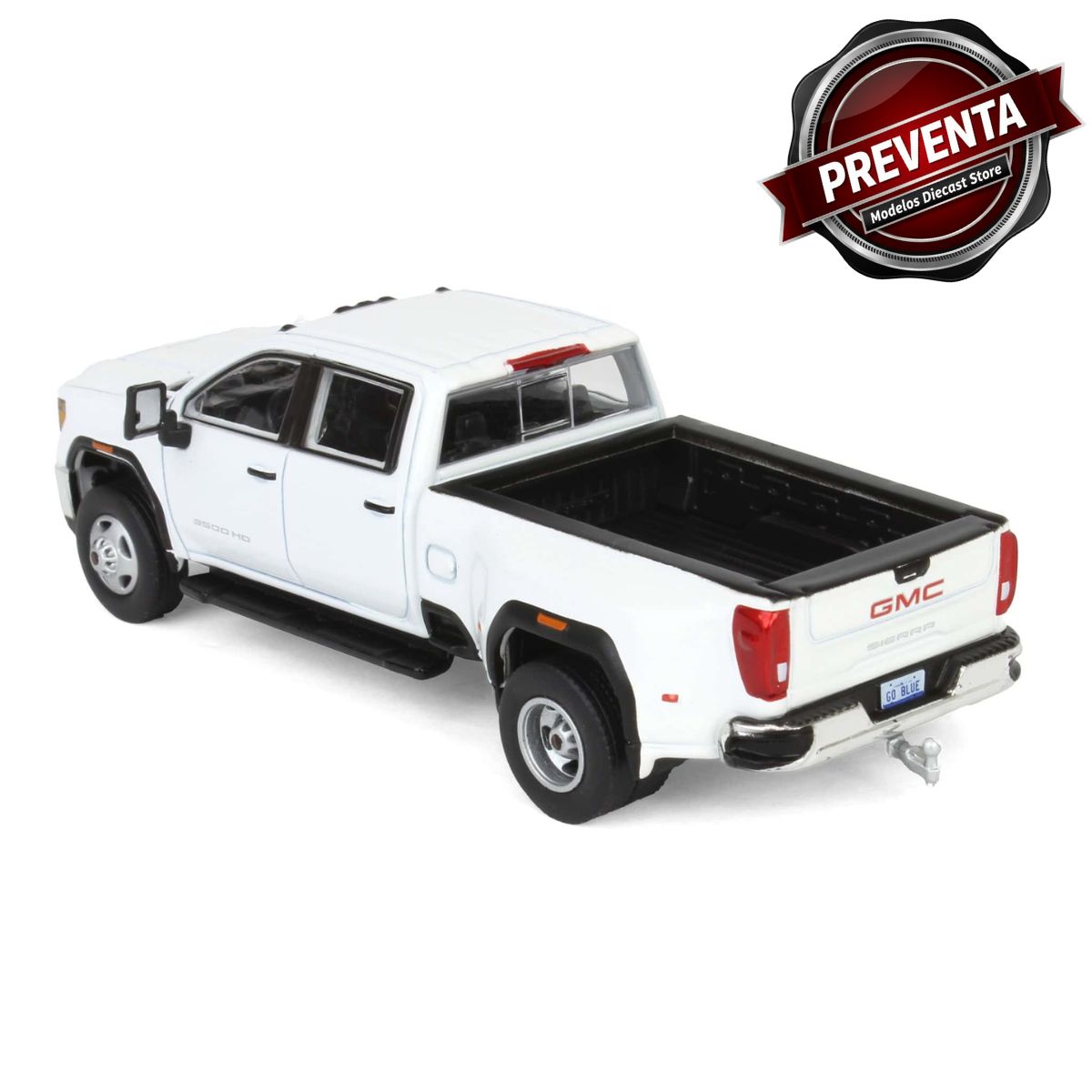 2022 GMC Sierra 3500HD Pro Dually Summit White (2nd Edition) Greenlight (Preventa)