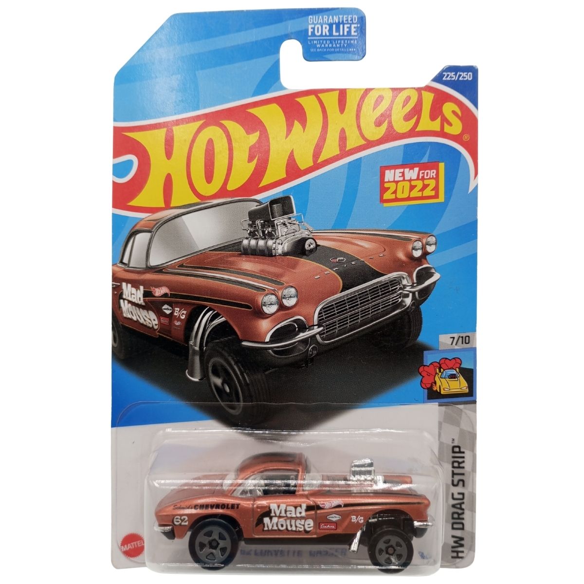 62 Corvette Gasser Mad Mouse 225/250 New For 2022 HW Drag Strip Hot Wheels