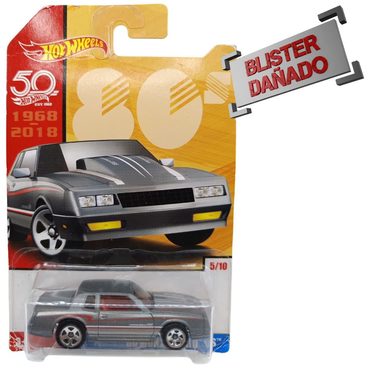 86 Monte Carlo SS 80´s 5/10 Hot Wheels (Blister Dañado)