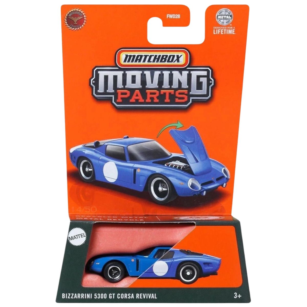 Bizzarrini 5300 GT Corsa Revival Moving Parts Matchbox
