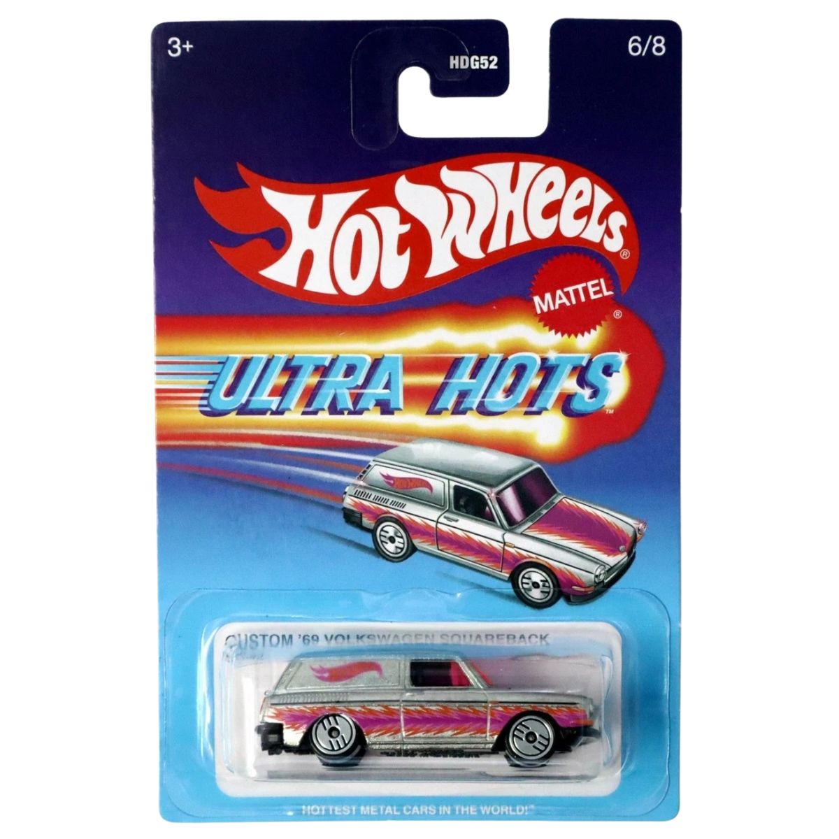Custom 69 Volkswagen Squareback 6/8 Ultra Hots Hot Wheels