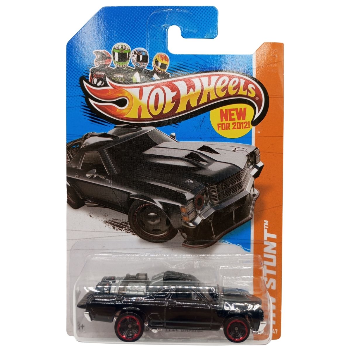 Custom 71 El Camino Black 49/247 HW Stunt New For 2012 Hot Wheels