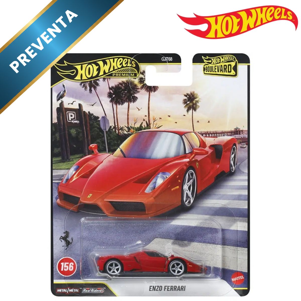 Enzo Ferrari #156 Boulevard Hot Wheels (Preventa)