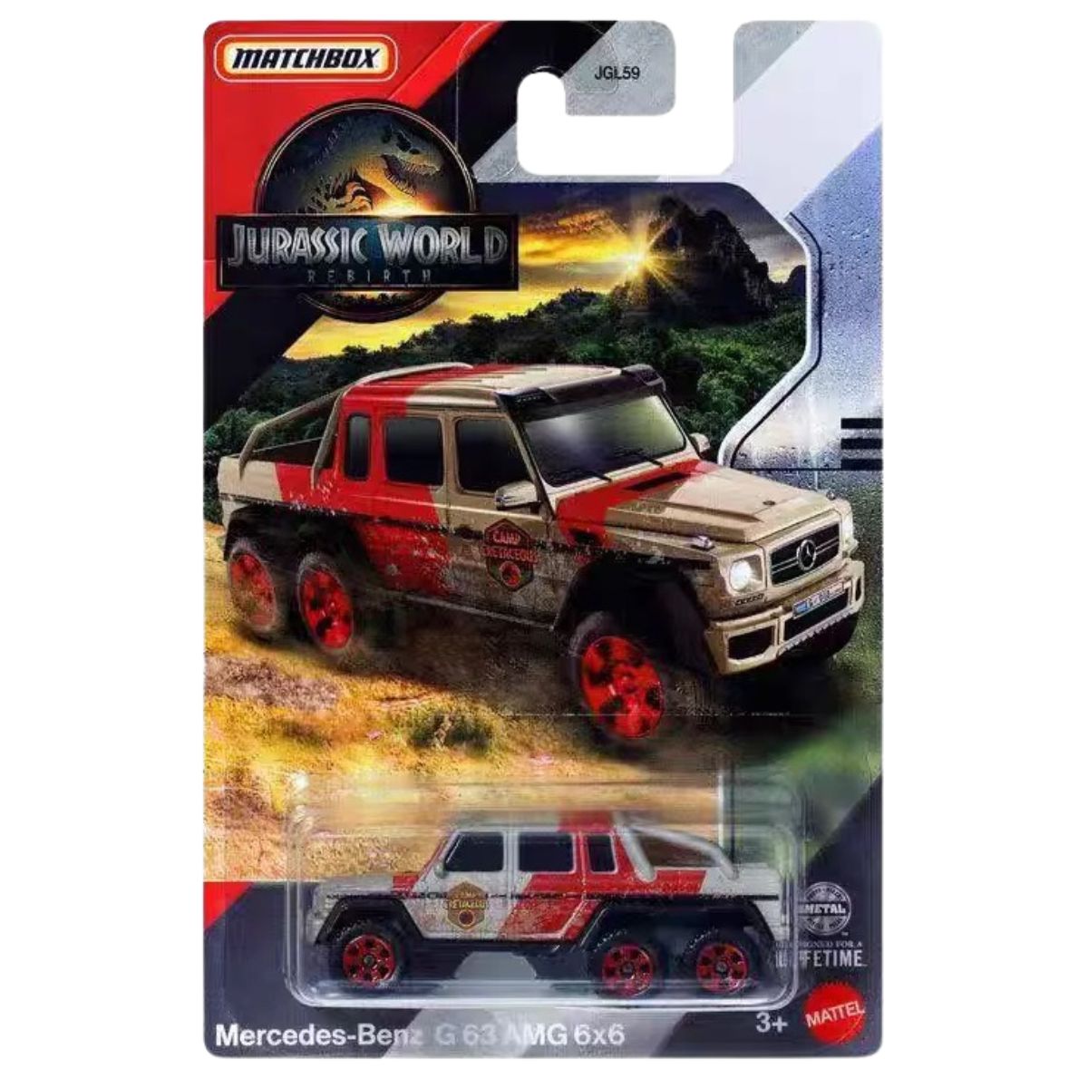 Mercedes Benz G 63 AMG 6x6 Jurassic World Rebirth Matchbox