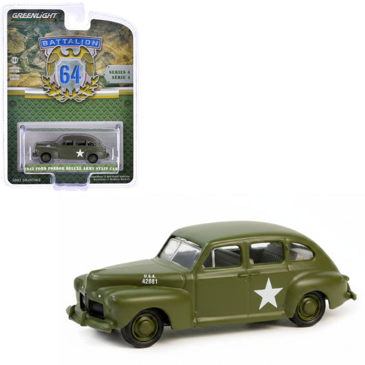 1942 Ford Fordor Deluxe Army Staff Car Greenlight