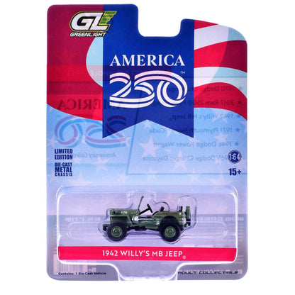 1942 Willy’s MB America 250 Edition Greenlight