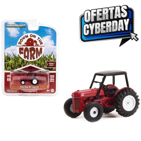1946 Ford 8N Tractor Red Greenlight (Cyberday)