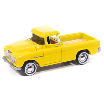 1955 Chevy Cameo Pickup Lemon Yellow Johnny Lightning