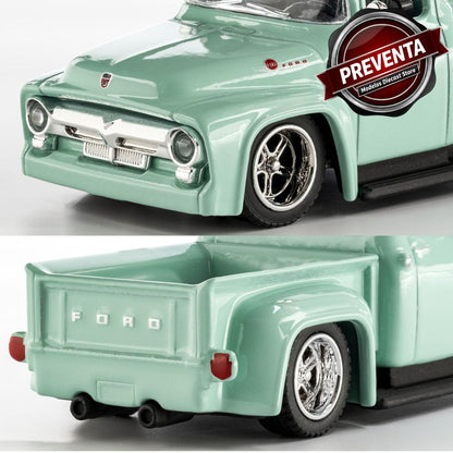 1956 Ford F-100 Light Green Collection Majorette (Preventa)