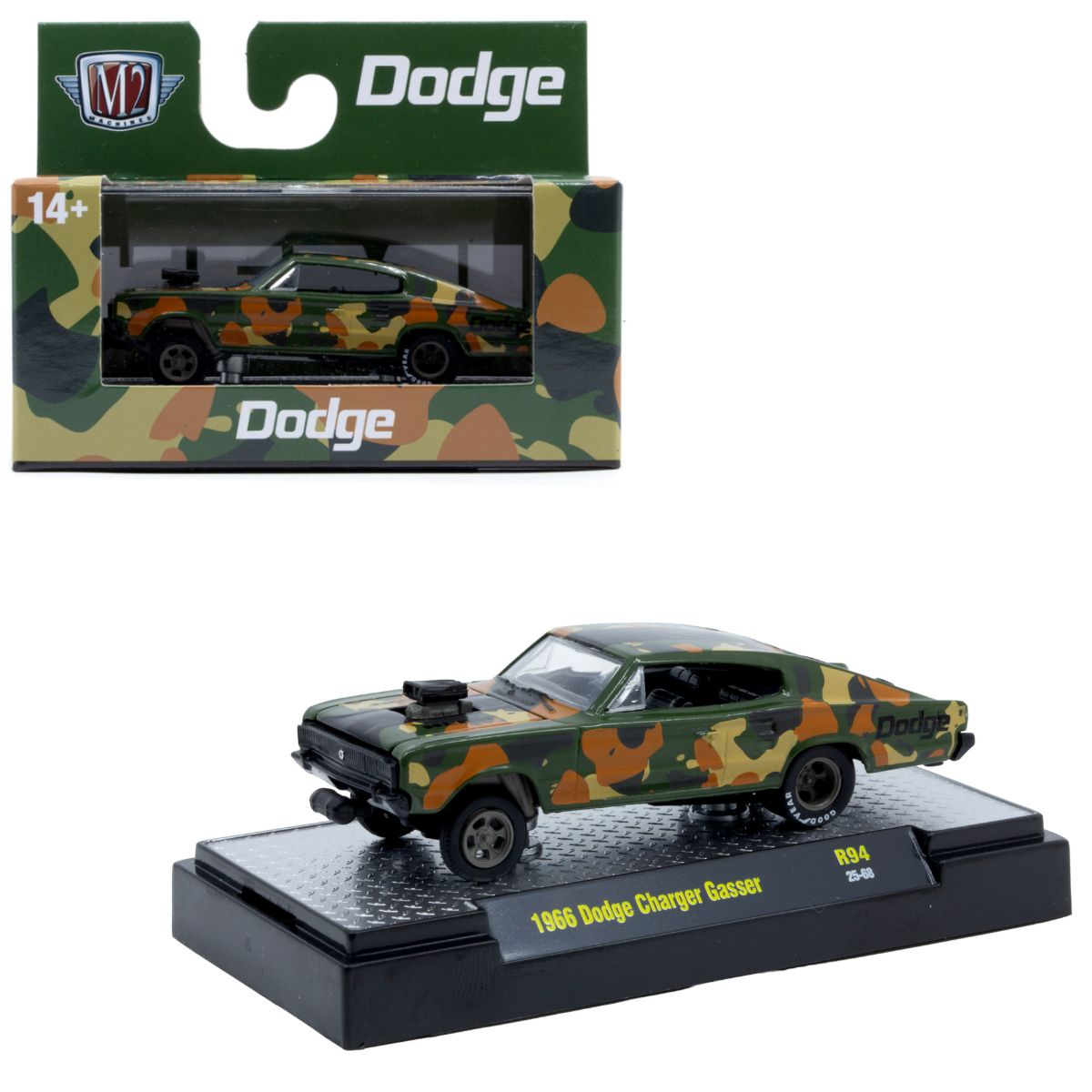 1966 Dodge Charger Gasser Camouflage M2 Machines