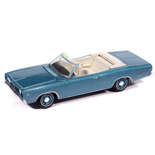 1968 Dodge Coronet 500 Convertible Pale Blue Poly Auto World
