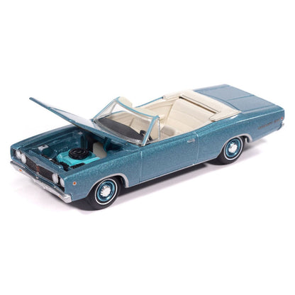 1968 Dodge Coronet 500 Convertible Pale Blue Poly Auto World