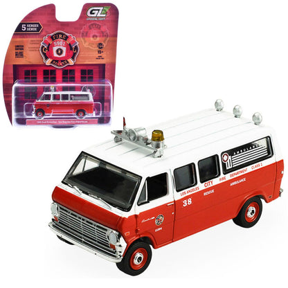 1969 Ford Econoline Ambulance Los Angeles Fire Department Greenlight
