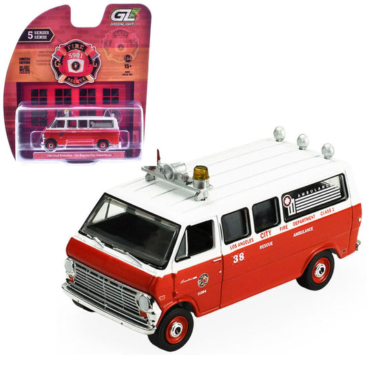 1969 Ford Econoline Ambulance Los Angeles Fire Department Greenlight