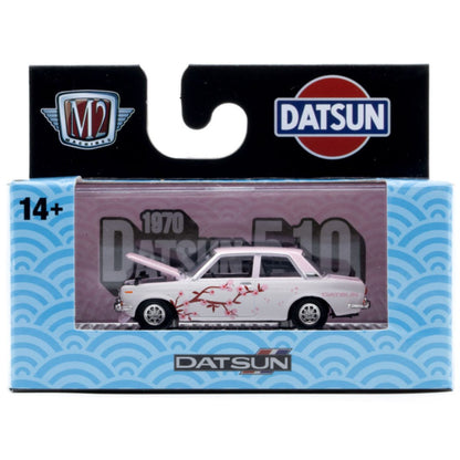 1970 Datsun 510 Pink White Cherry Blossom Graphics M2 Machines