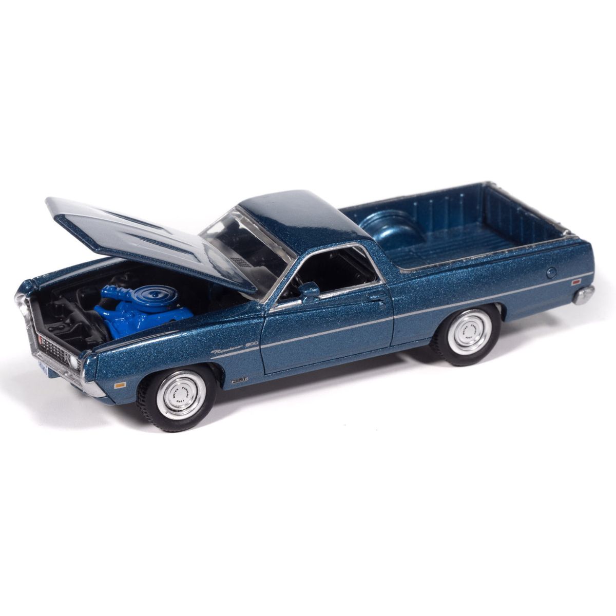 1970 Ford Ranchero 500 Acapulco Blue Johnny Lightning