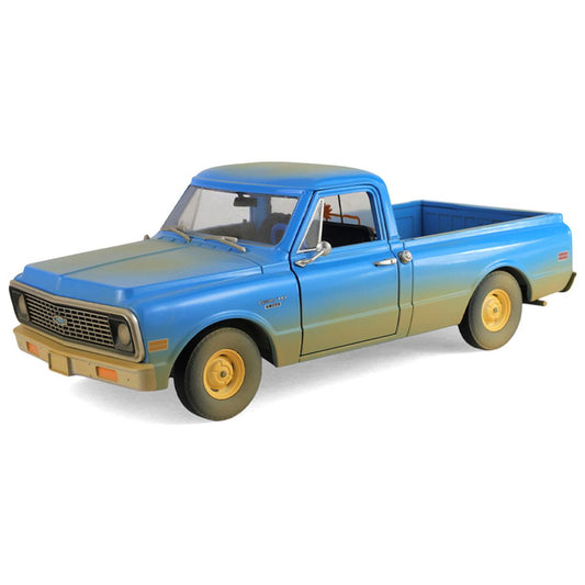1971 Chevrolet C-10 Pickup Truck Blue (Dirty Version) Greenlight