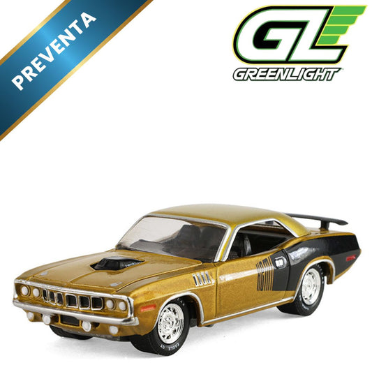 1971 Plymouth Hemi Cuda America 250 Edition Greenlight
