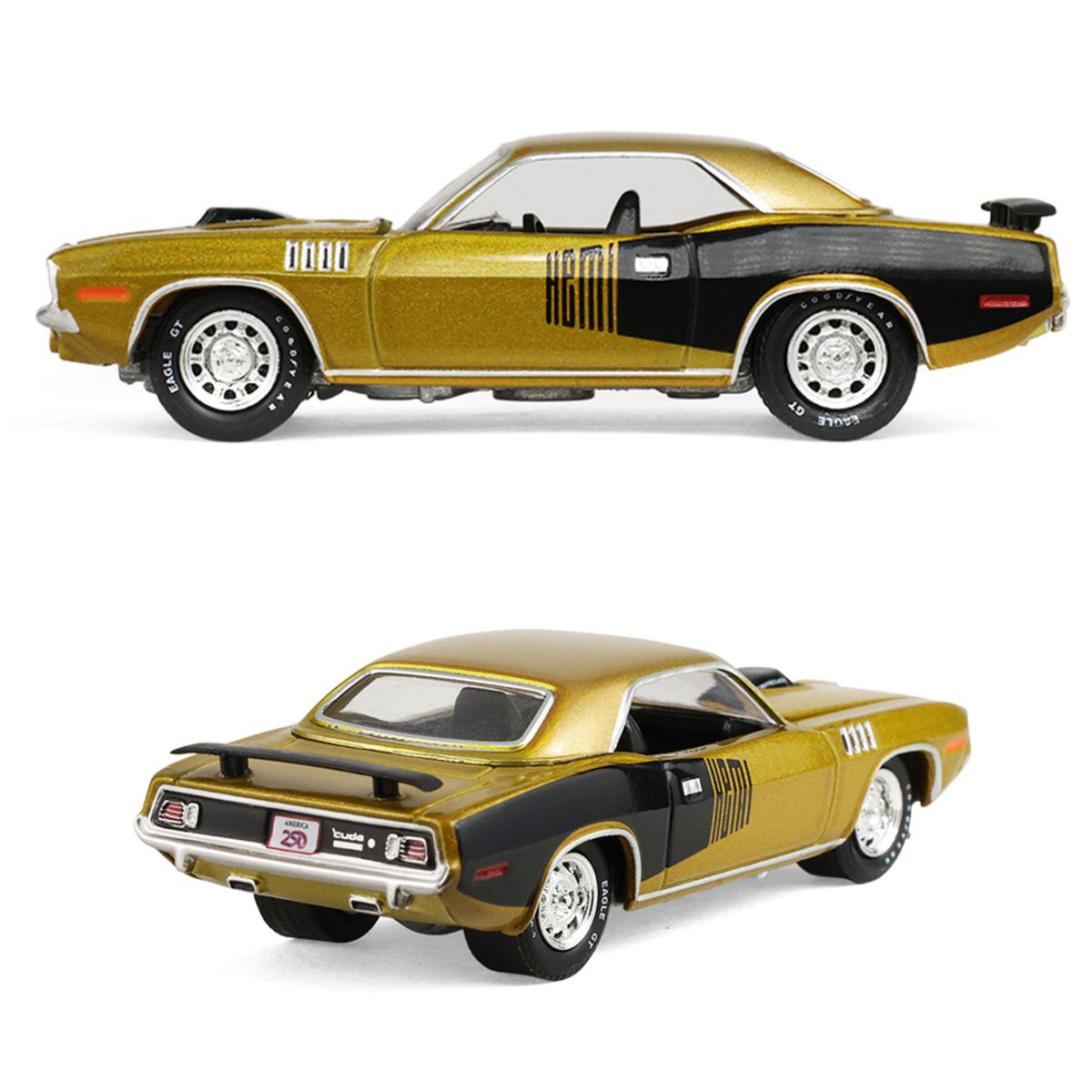 1971 Plymouth Hemi Cuda America 250 Edition Greenlight