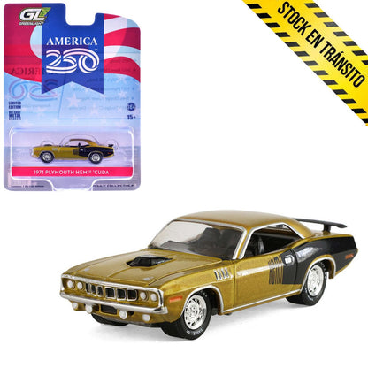 1971 Plymouth Hemi Cuda America 250 Edition Greenlight