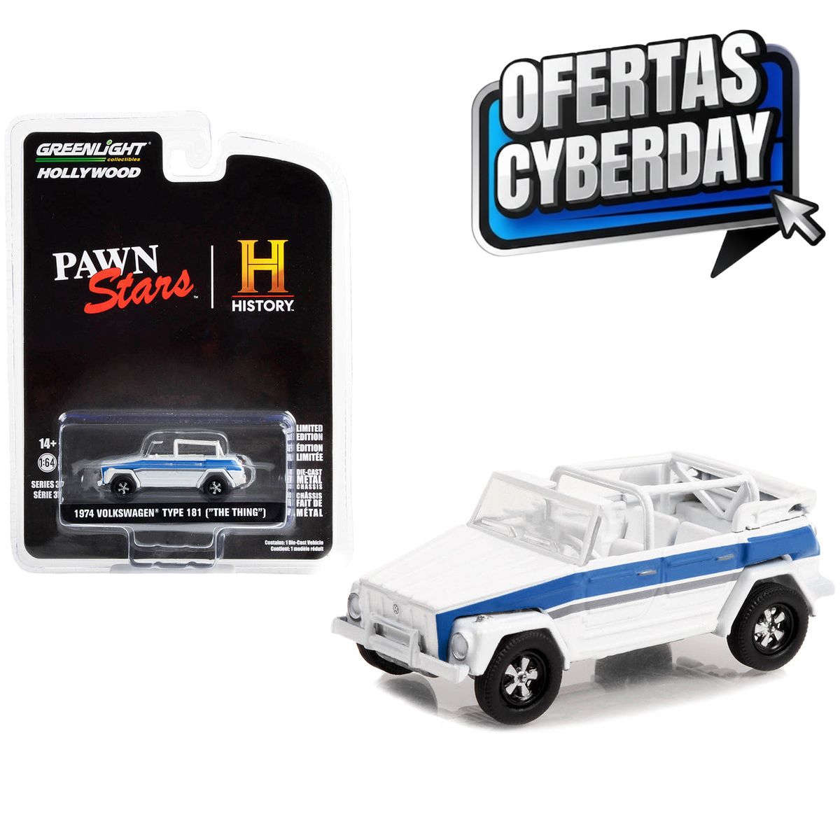 1974 Volkswagen Type 181 The Thing Pawn Stars TV Series Greenlight (Cyberday)