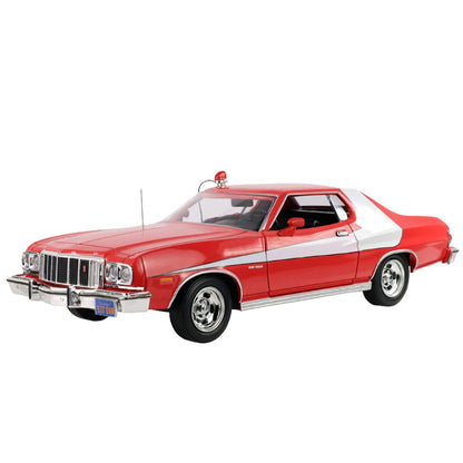 1976 Ford Gran Torino Red with White Graphics Greenlight