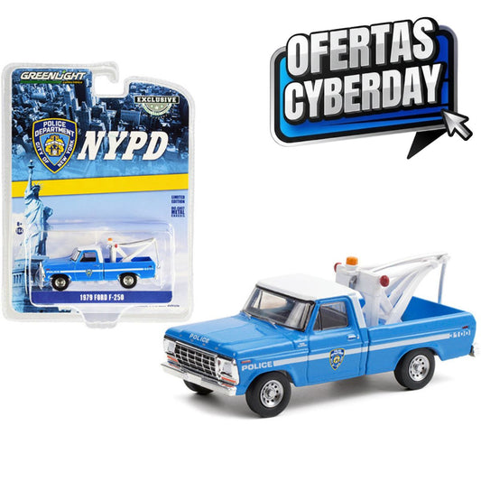 1979 Ford F-250 Tow Truck (NYPD) Greenlight (Cyberday)