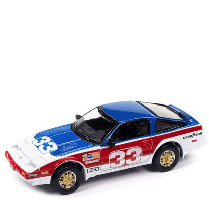 1985 Nissan 300ZX Custom White Blue Red Johnny Lightning