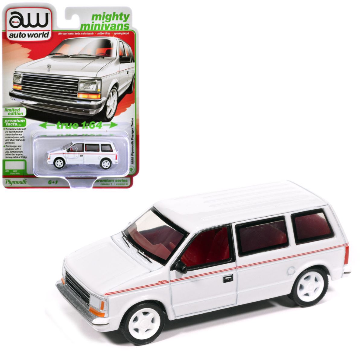 1989 Plymouth Voyager Turbo Bright White Auto World