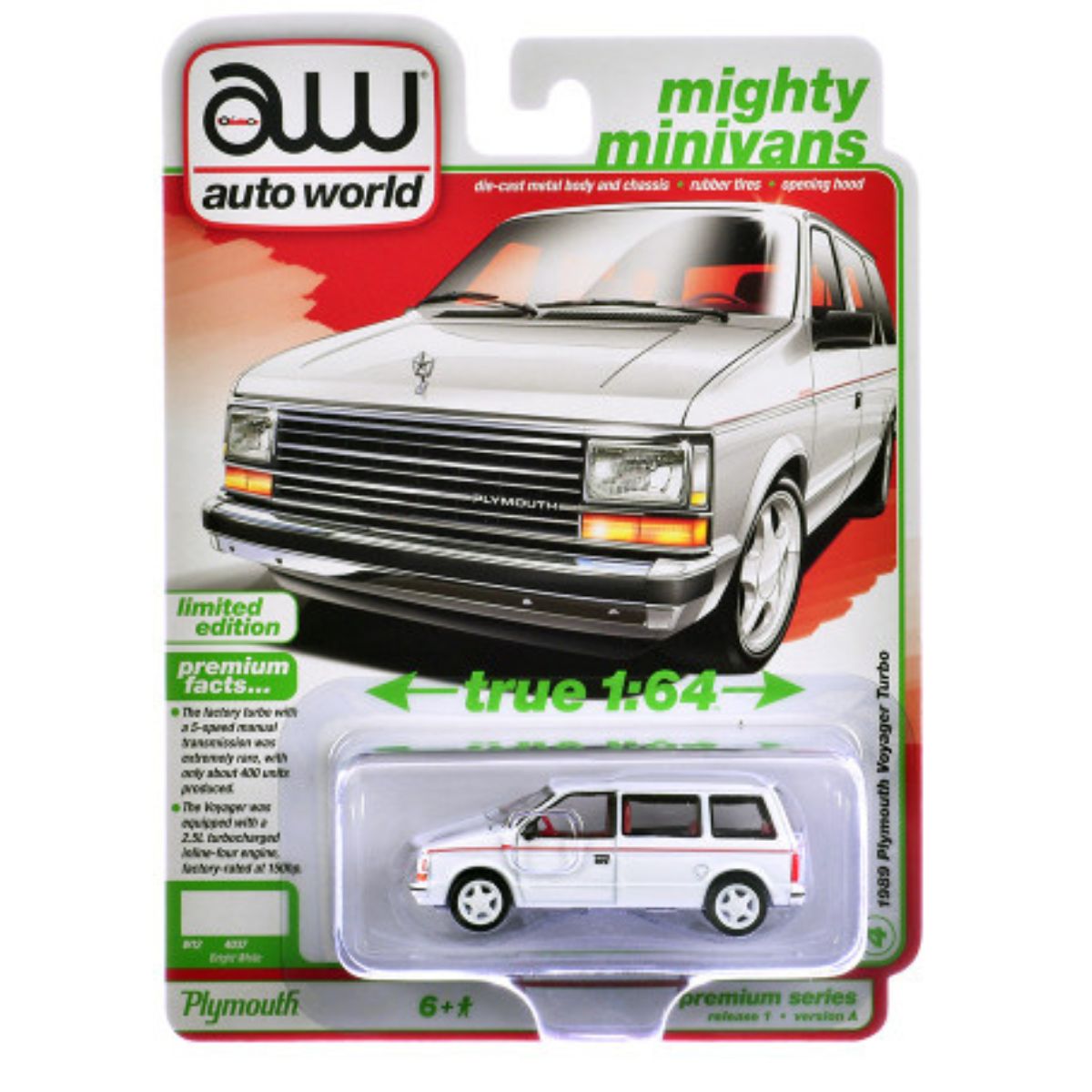 1989 Plymouth Voyager Turbo Bright White Auto World