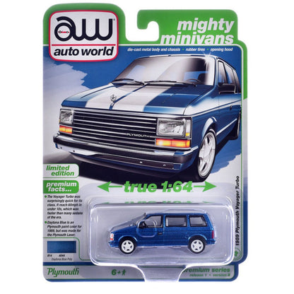 1989 Plymouth Voyager Turbo Daytona Blue Auto World