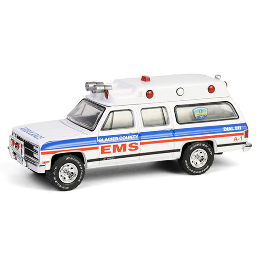 1991 Chevrolet Suburban Ambulance Glacier County EMS Greenlight