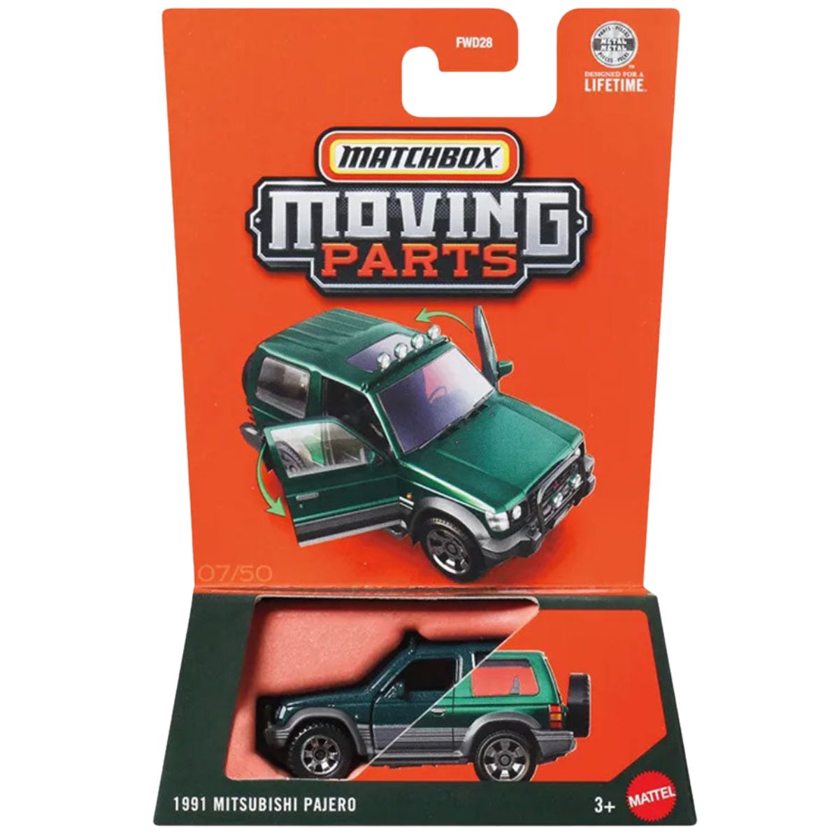 1991 Mitsubishi Pajero Moving Parts Matchbox