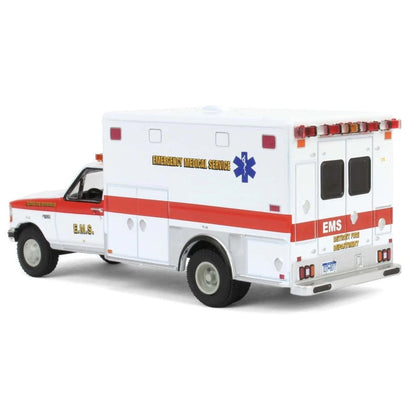 1995 Ford F-350 Ambulance EMS Detroit Greenlight