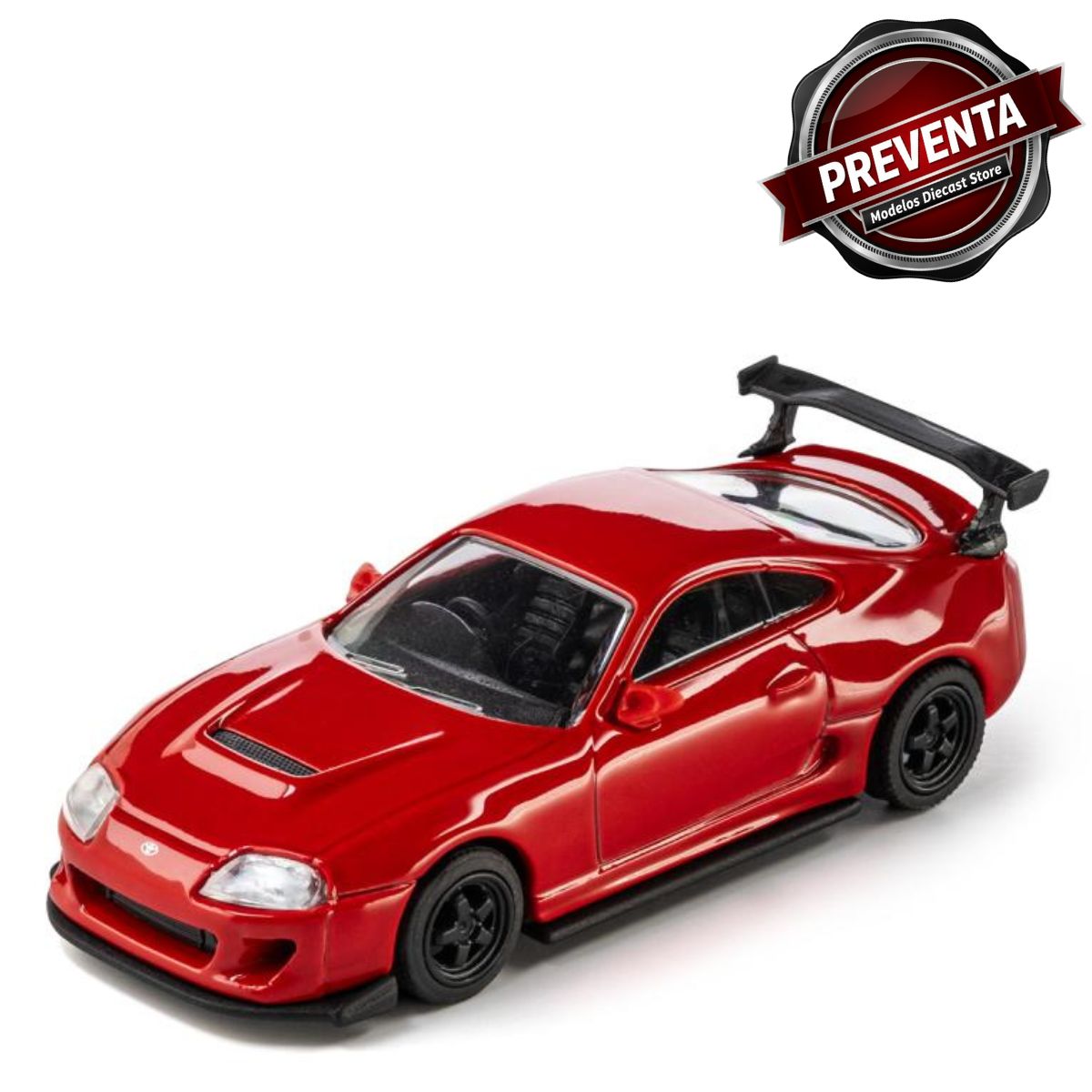 1995 Toyota Supra RHD (Right Hand Drive) Red Majorette (Preventa)