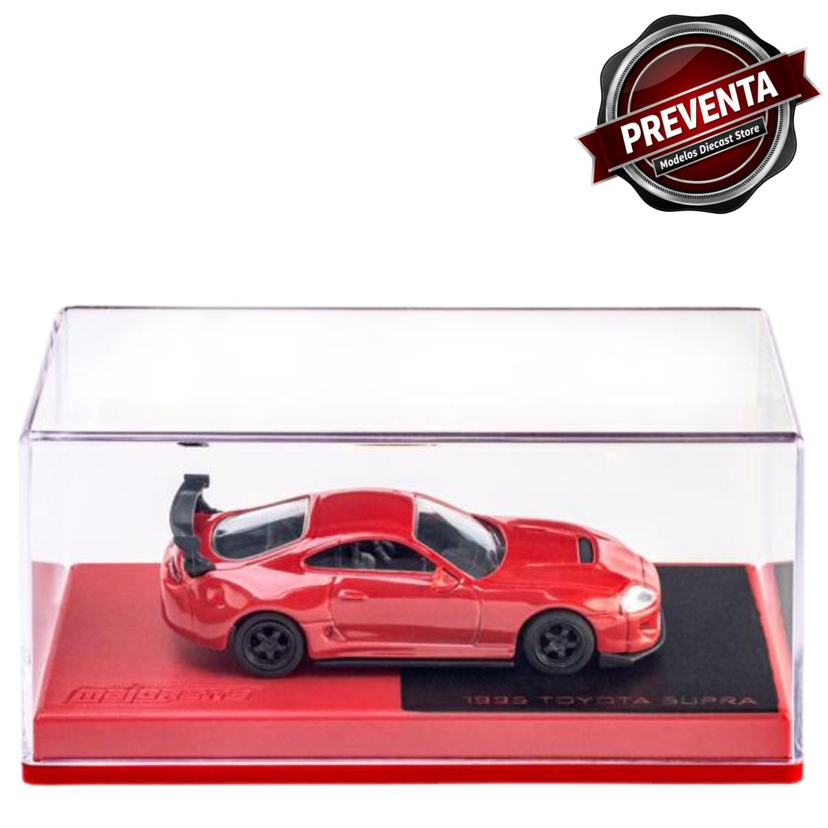 1995 Toyota Supra RHD (Right Hand Drive) Red Majorette (Preventa)