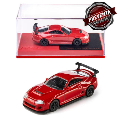 1995 Toyota Supra RHD (Right Hand Drive) Red Majorette (Preventa)