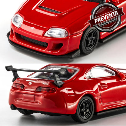 1995 Toyota Supra RHD (Right Hand Drive) Red Majorette (Preventa)