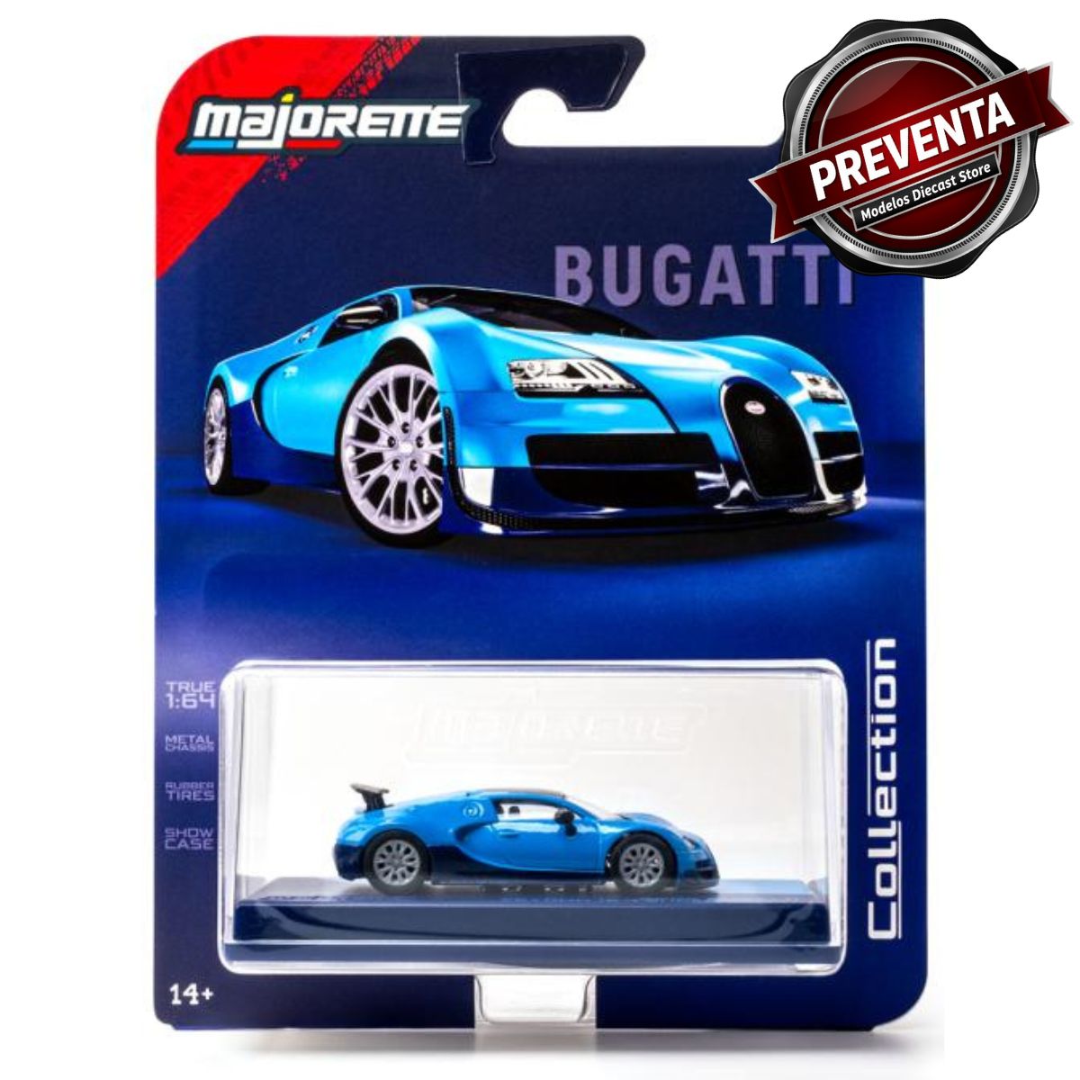 2005 Bugatti Veyron 16.4 Super Sport Blue Majorette (Preventa)