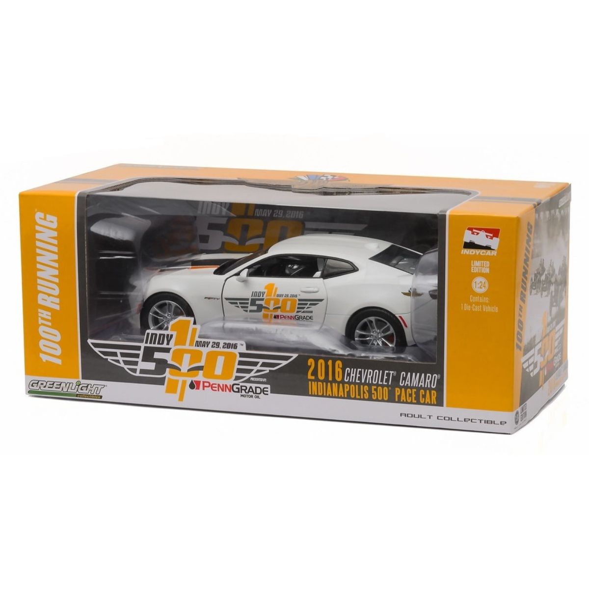 2017 Chevrolet Camaro SS Official Pace Car Indycar Greenlight
