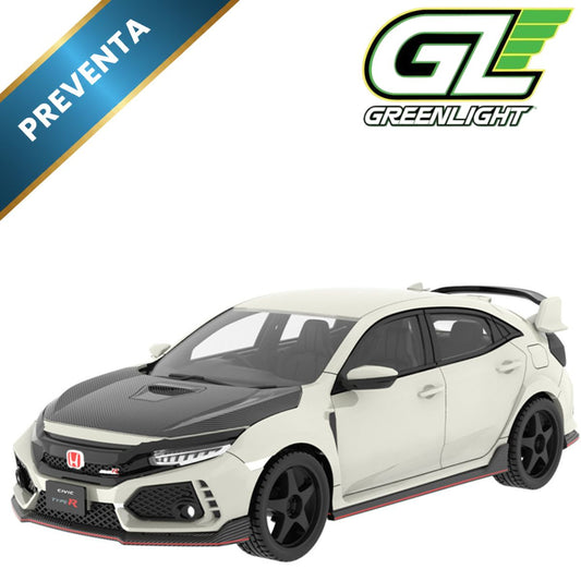 2018 Honda Integra FK8 Custom Wheels Carbon Hood Championship White Greenlight (Preventa)