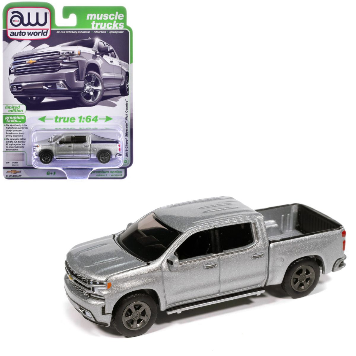2019 Chevrolet Silverado High Country Silver Ice Metallic Auto World