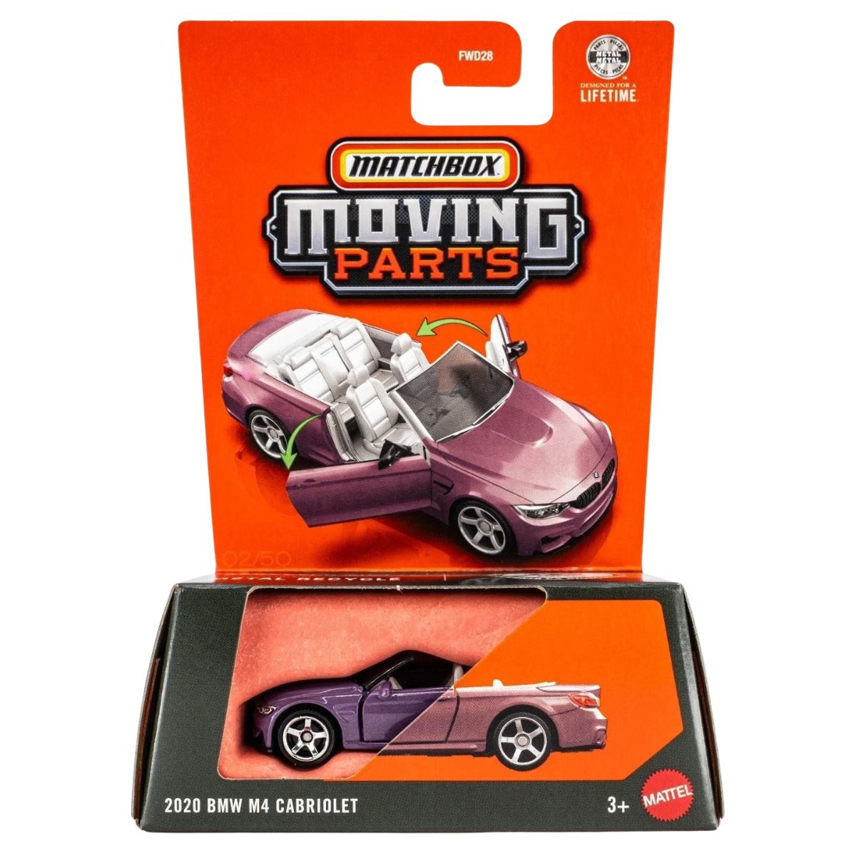 2020 BMW M4 Cabriolet Moving Parts Matchbox