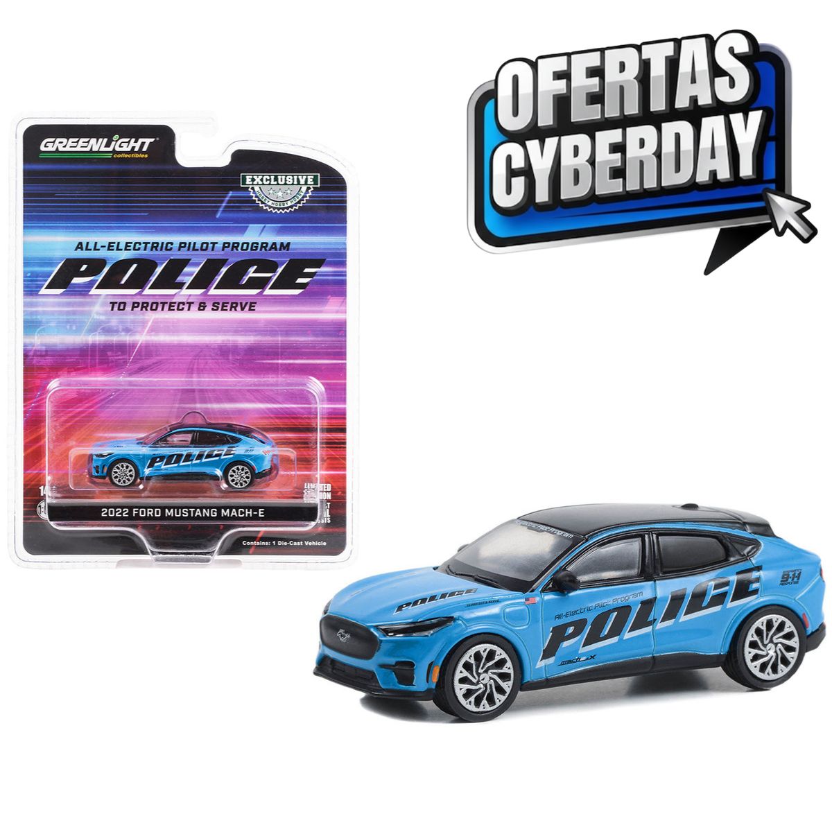 2022 Ford Mustang Mach-E Police Greenlight (Cyberday)